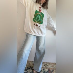 Vintage 1994 Cathy Comics Christmas Crewneck Guisewite Studios OSFA Made in USA